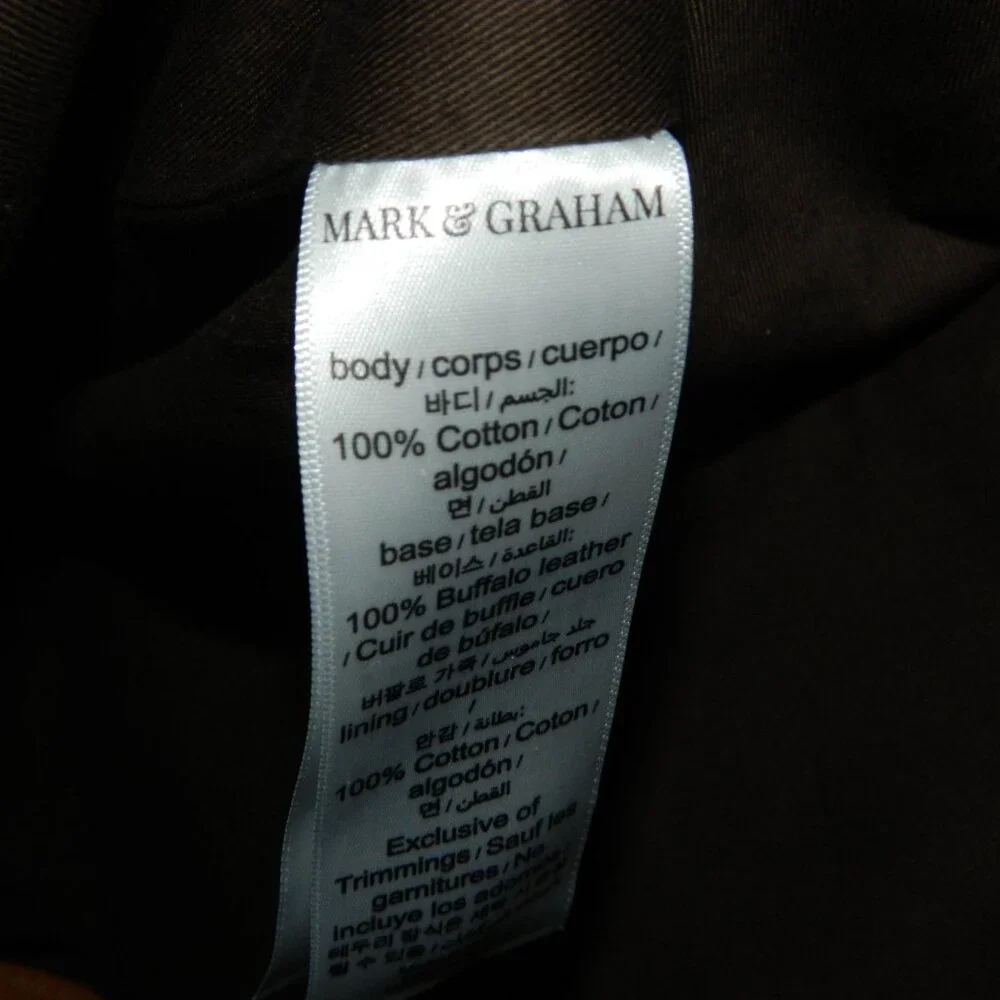 Mark & Graham Beckett Waxed & Leather Weekender Travel Bag